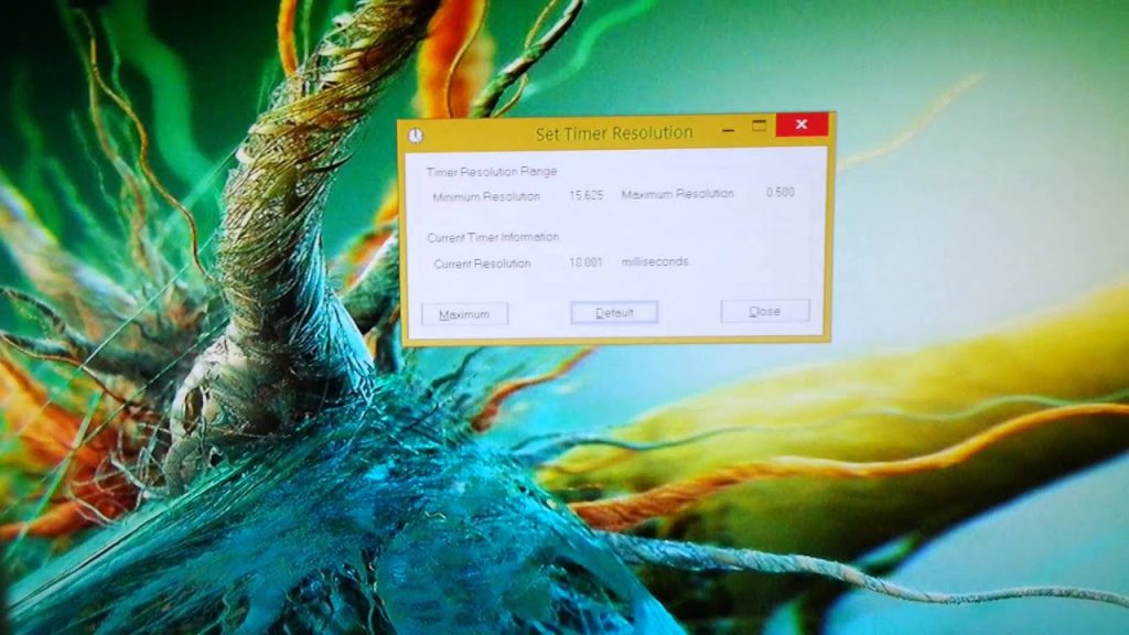How To Set Timer Resolution?