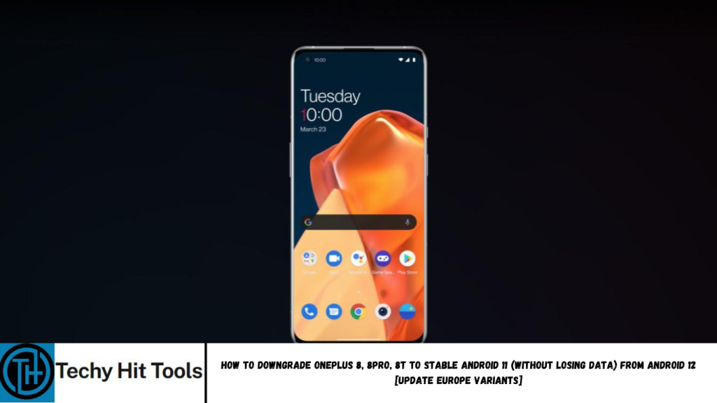 Downgrade OnePlus 8, 8Pro, 8T to Stable