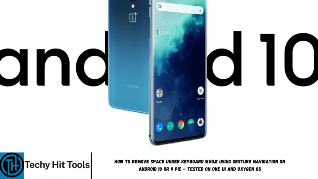 space under keyboard