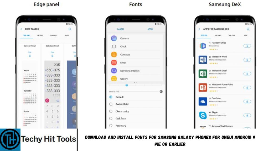 Install Fonts for Samsung