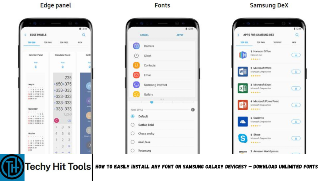 Install any Font on Samsung